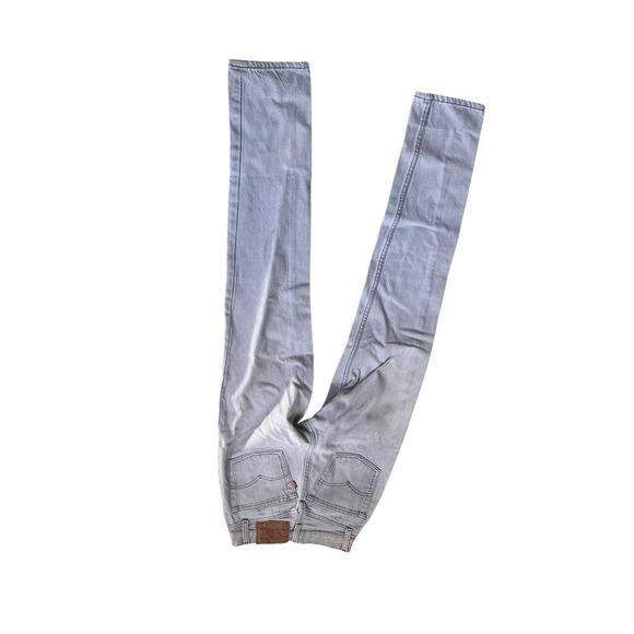 Levi's 26501-6156 Jeans  Size 7 Early 80s USA Button fly Light‎ Grey Wash - Picture 2 of 6